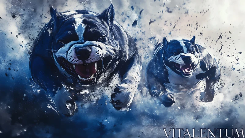 Kinetic charge of dual bulldogs through fracturing aerosols.