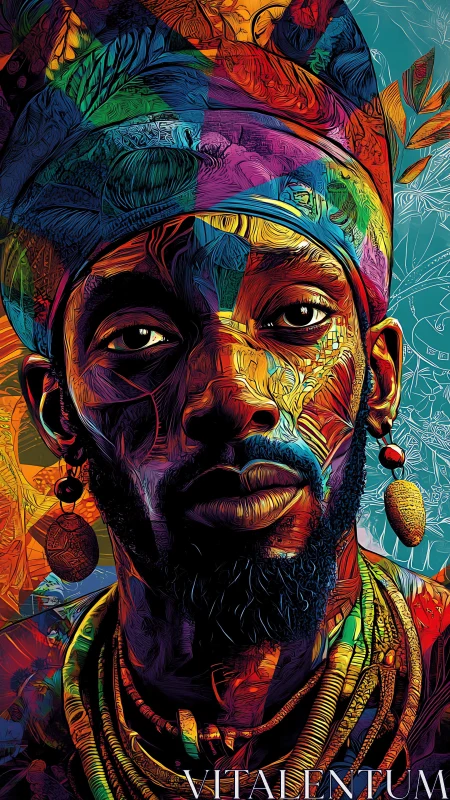 Bold colors celebrate a soulful portrait rich with culture