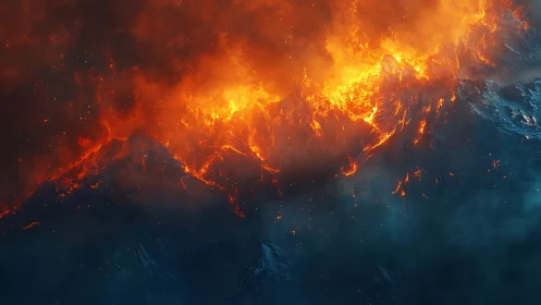 Incandescent volcanic eruption dynamics with radiative thermal convection.