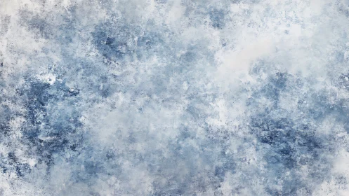 Granular blue-white abstract texture suggests weathered surface