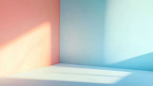 Soft pastel corner where sunrise collides with sky light.