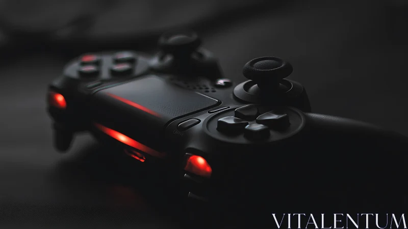 Neon-Lit Gaming Arsenal Glows With Crimson Power Intensity
