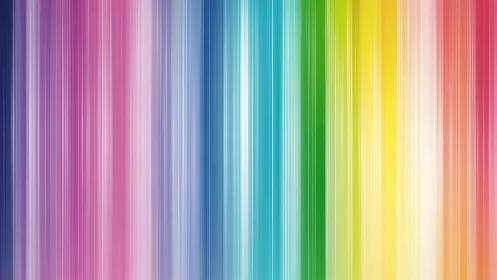 Vertical chromatic light streaks in full spectrum gradient field