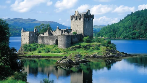 Eilean Donan Castle: Medieval Fortification in Highland Landscape Context.