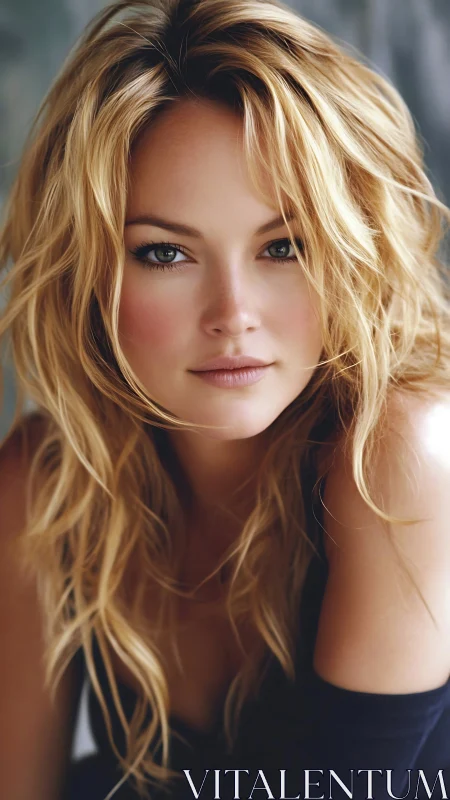 Soft sunlight frames a relaxed portrait with gentle charm