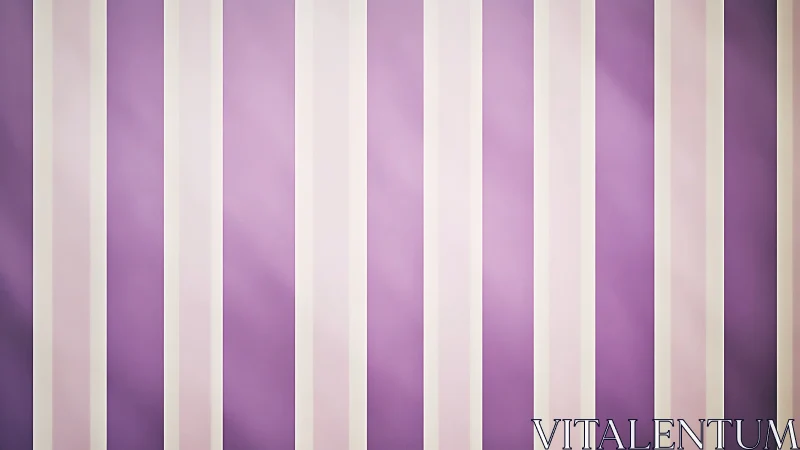 Lavender ladder stripes marching across a mellow wallscape.