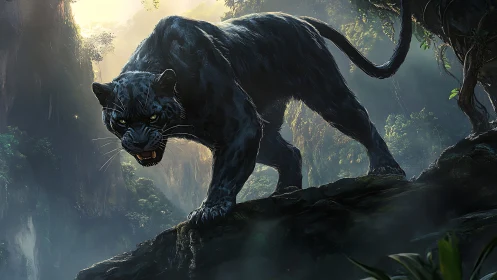 Velvet Menace Descends: Obsidian Jungle Prowler Unleashed.