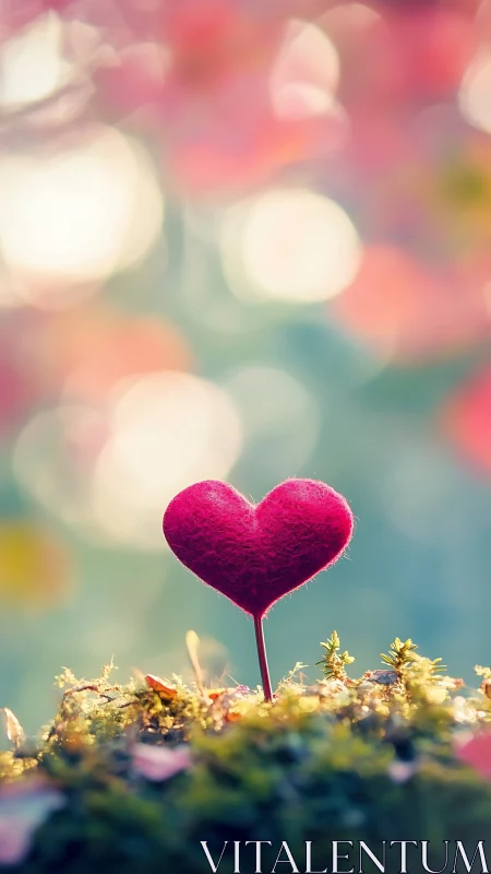 A Vibrant Heart Grows in Nature's Garden