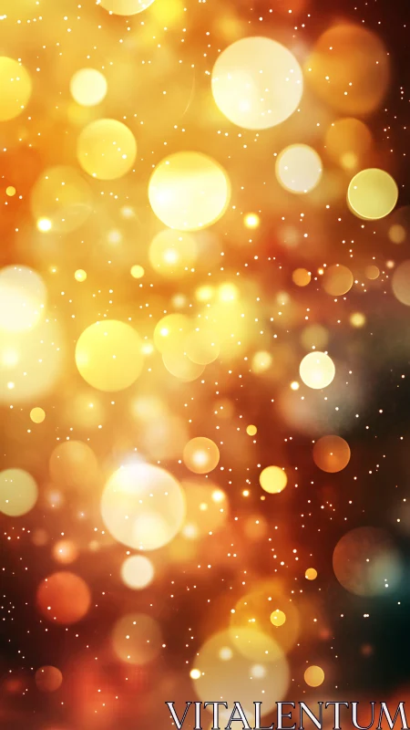 Defocused circular light bokeh overlay occupies the full frame