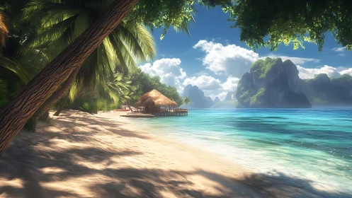 Turquoise Dreams Meet Limestone Majesty.