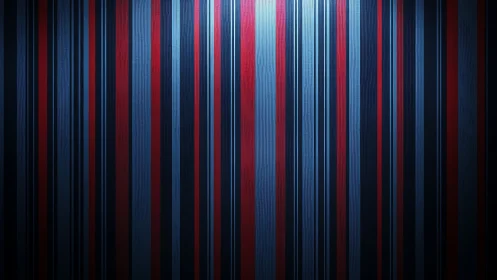 Vertical red and blue striped pattern with central lighting.
