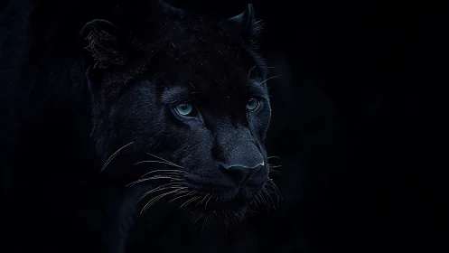 Piercing Gaze of the Midnight Panther.
