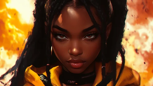 Firelit stare rewrites the rules of calm in slow motion