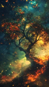 Mind Ablaze: Where Consciousness Ignites in Golden Fire.