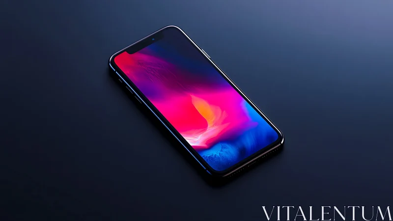 Chromatic waves dance across obsidian glass and light.