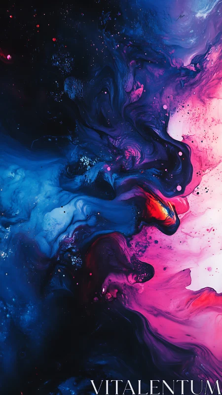 Bilateral fluid dynamics of cyan and magenta pigment diffusion