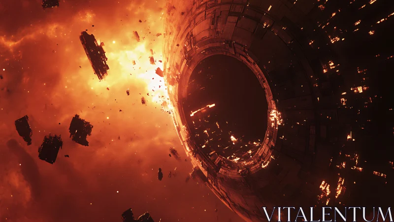 Explosive Space Station Catastrophe Unfolds