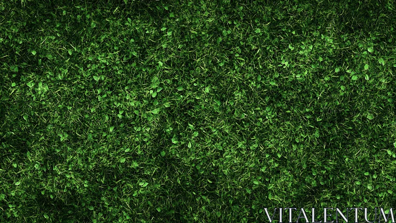 Lush green ground cover invites a calm, natural pause