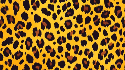 Leopard Print Pattern Seamless Texture.