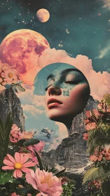 Dreaming among moons, mountains, and blooming wild skies.