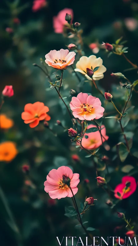 Garden Blooms in Vibrant Harmony.