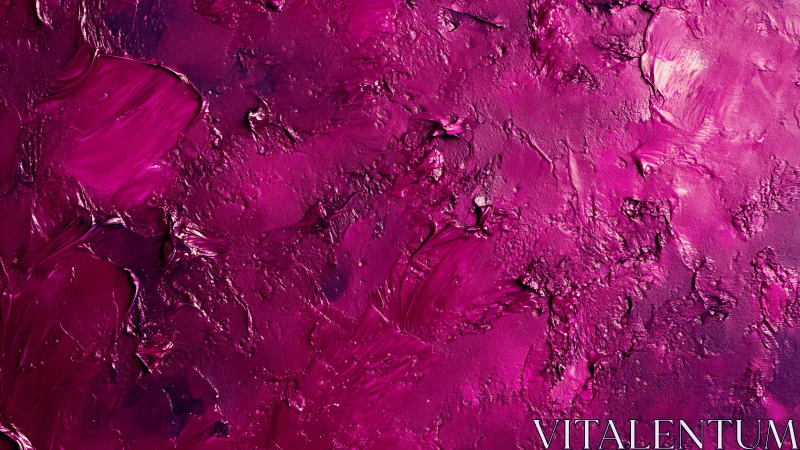 Textured magenta abstract oil paint with bold strokes.
