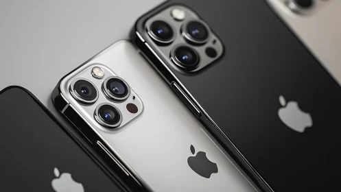 Premium Flagship Phones Clash in Monochromatic Elegance