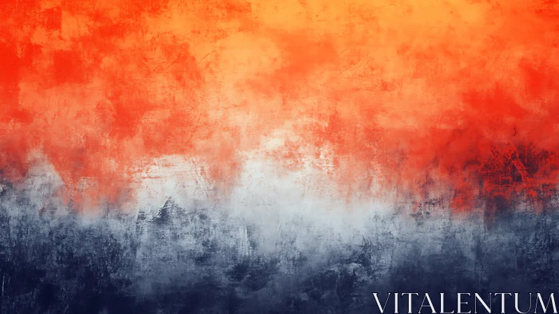 Textured abstract gradient in orange, white, and navy tones.