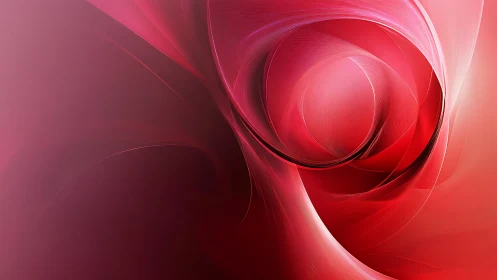 Velvet Vortex Bloom swirling in rose-lit abstraction.