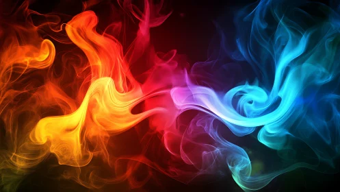 Chromatic Collision: Where Molten Heat Kisses Frozen Light.