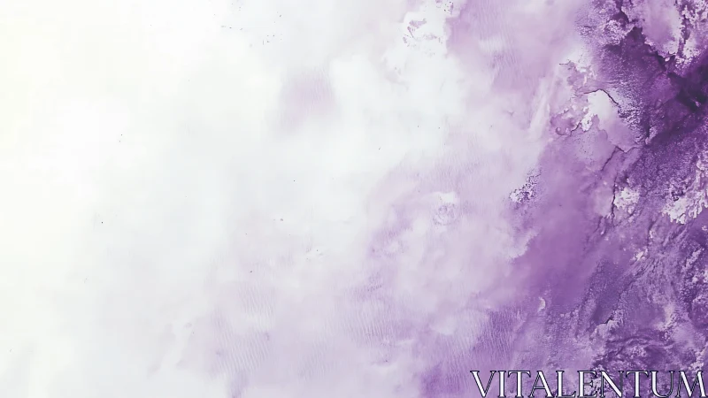 Watercolor lavender cloud field with diagonal diffusion.