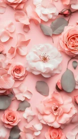 Blooming Dreams Dance Through Soft Pink Petals