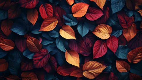 Warm autumn leaves create a cozy, colorful seasonal blanket
