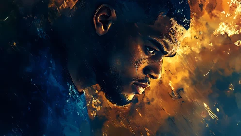 Stormlit resolve carves a hero&rsquo;s face from colliding fire and sea