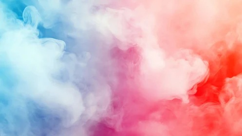 Chromatic vapor diffusion in symmetric gradient cloudscape.