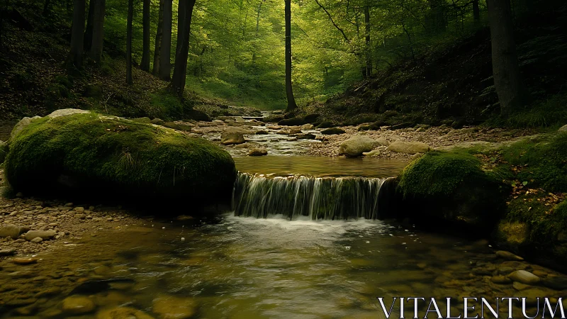 Whispered Falls Through Emerald Cathedral.