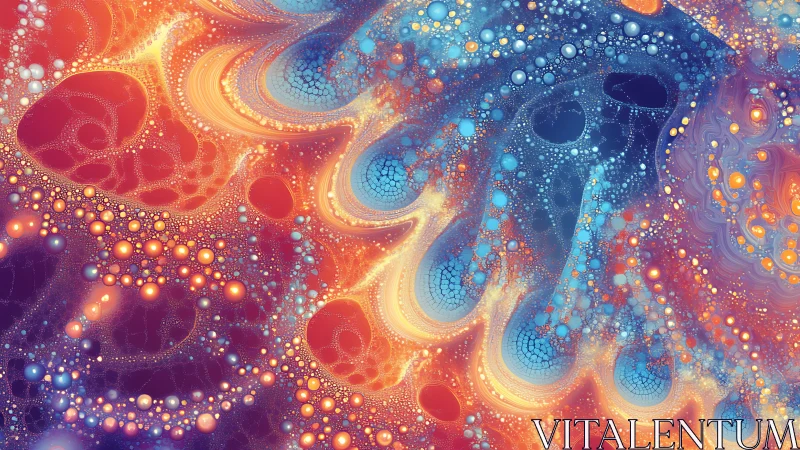 Fractal plasma waves form luminous cellular nebula structures