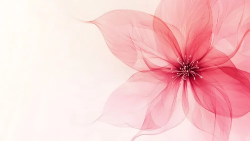 Ethereal Translucent Bloom: Layered Petal Morphology with Graduated Chromatic Intensity.