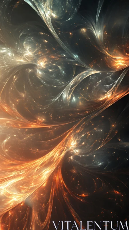 Fractal plasma currents intertwine in luminous, nebular motion