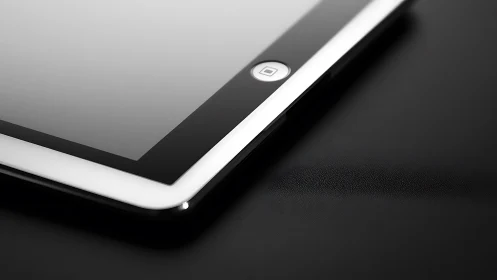 Minimalist Device Close-Up: Monochromatic Tech Aesthetics.