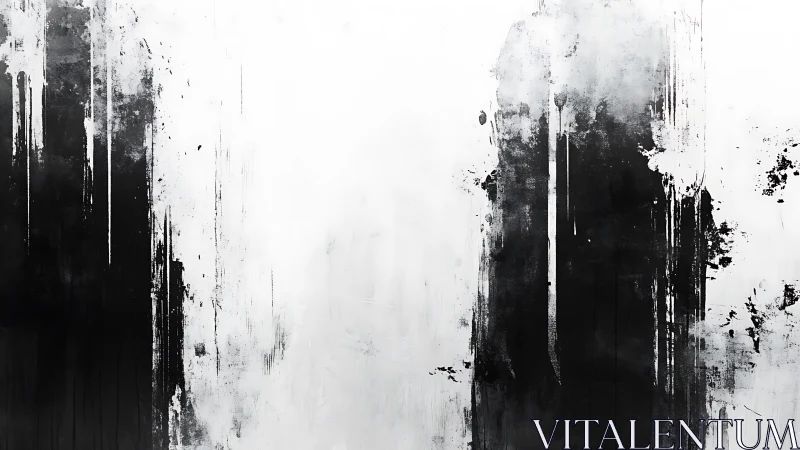 Monochrome vertical bleed fields with high-contrast tonal stratification.