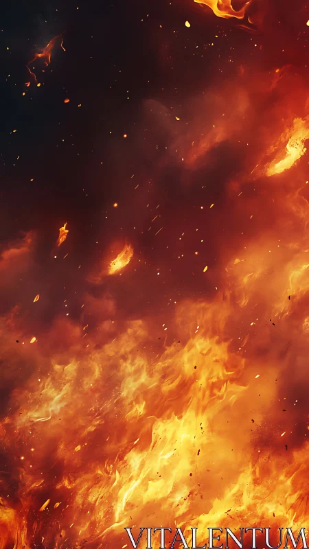 Volumetric Inferno with Emissive Particle Dispersion and Dynamic Flame Propagation