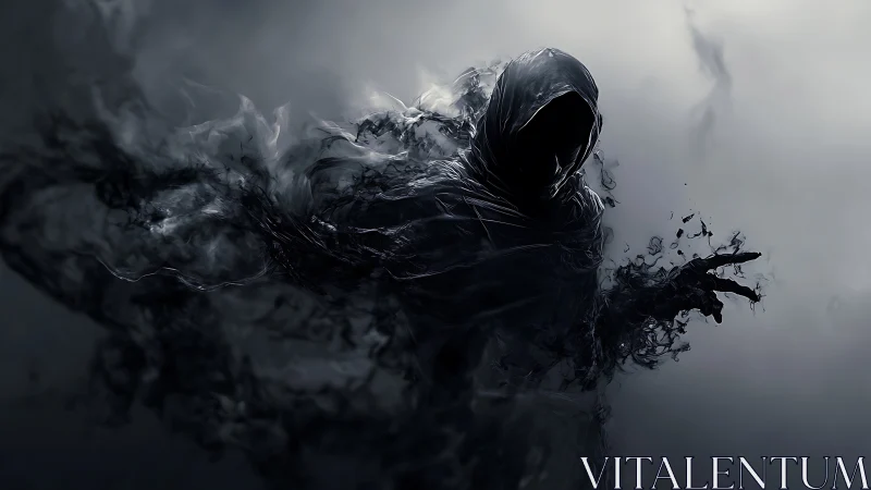 Whispering Wraith In Stormborn Smoke And Midnight Shards.