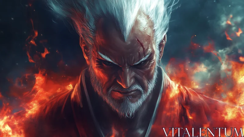 Storm-tempered warlord leans into the blaze and refuses mercy