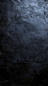 Textured black abstract surface with glossy rough gradients.