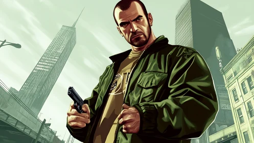 Street-tough drifter grips destiny in a tilted city canyon