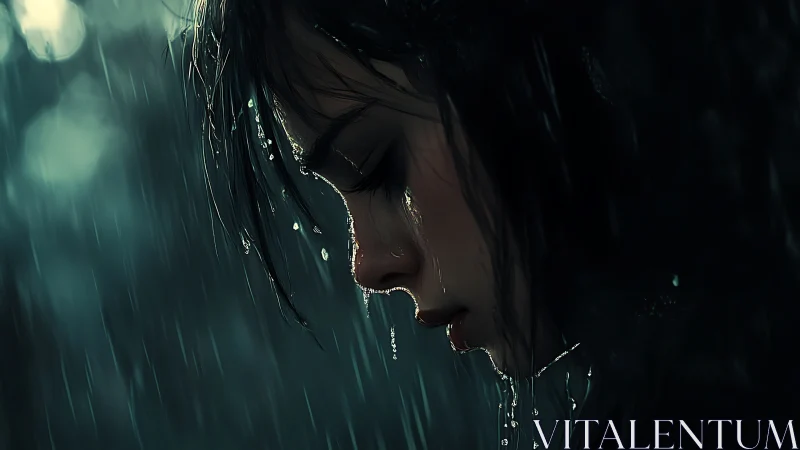 Rainlit reverie on a quiet street of unshed words.