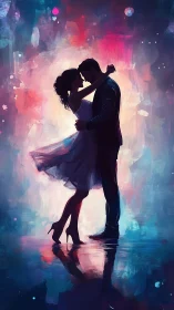 Luminous Love: Dancing Through Dreams.