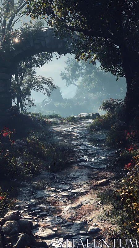 Forest Stream's Secret Passage to Wonder.