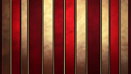 Vertical gold and red metallic striped decorative background.